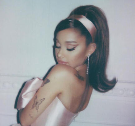 Ariana Grande positions music video still shot